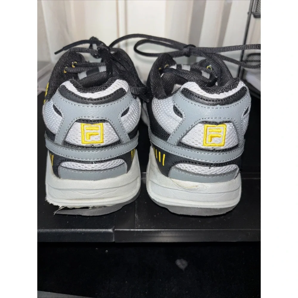 Vintage Fila All‎ Terrain Sneakers Hiking Trails Sz 9 Yellow Highlights (3843)
